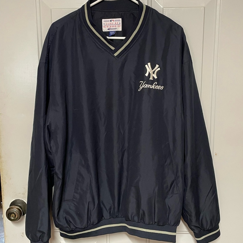 Genuine Merchandise vintage Dark Blue Yankees Pullover Mens XL